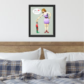 Lieve Kleine Elf Canvas Afdruk (Insitu (Slaapkamer))