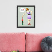 Lieve Kleine Elf Canvas Afdruk (Insitu (Woonkamer))