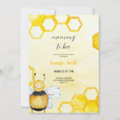 lieve kleine honing babyshower Uitnodiging (Voorkant)