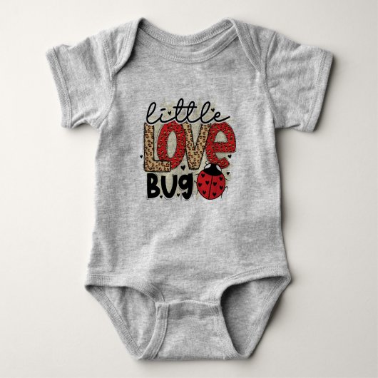 Lieve Kleine Liefdesfout Valentijn Romper (Voorkant)