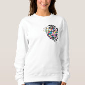 Lieve kleine mens achter mij Inspirerend Trui (Voorkant)