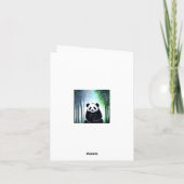 Lieve kleine panda-Cub Bedankkaart (Achterkant)