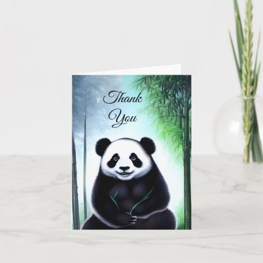 Lieve kleine panda-Cub Bedankkaart (Voorkant)