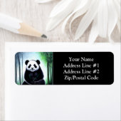 Lieve kleine panda-Cub Etiket (Insitu)