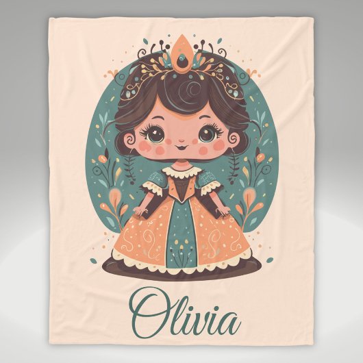 Lieve Kleine Prinses Persoonlijk Fleece Deken