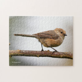 Lieve Kleine Struikmees Zangvogel op Fruitboom Legpuzzel