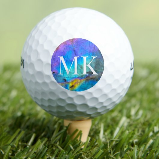 Lieve Kleurrijke Initiële Monogram Golfballen