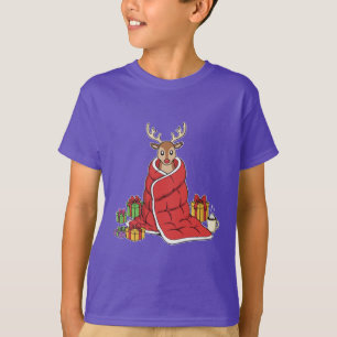 Lieve Knusse Kerst Reuzen in Deken Grappig T-shirt