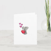 Lieve Koala Beer Feestdagen Kaart (Voorkant)