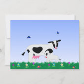 Lieve Koe Moederdag Feestdagenkaart (Voorkant)