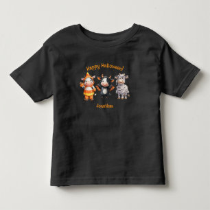 Lieve Koeien Vrienden Leuke Halloween Grafiek Kinder Shirts