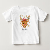 Lieve Kokette Bloem Kerst Reindeer (Voorkant)