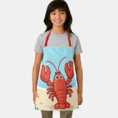 Lieve kreeft op het strand schort (Insitu)