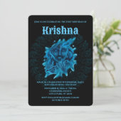 Lieve Krishna kaart voor verjaardag - Krishna kuns (Staand voorkant)