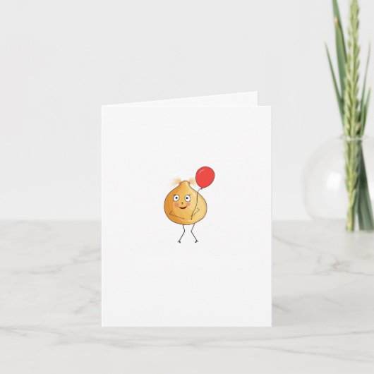 Lieve kuiken, kikkererwt ontwerp kaart (Voorkant)