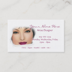 Lieve Lady Makeup/Nails/Beauty 2-Visitekaartjes Visitekaartje