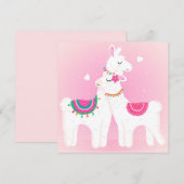 Lieve Lama Feestdagenkaart (Voorkant / Achterkant)