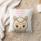 Lieve lama illustratie ontwerp kussen (Deken)