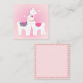 Lieve Lama Notitiekaartje (Voorkant / Achterkant)