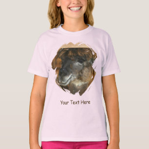 Lieve Lama Persoonlijk Dier T-shirt