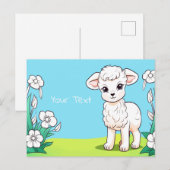 Lieve Lammenskaart Briefkaart (Voorkant / Achterkant)