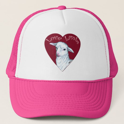 Lieve Lammetjes Trucker Pet (Voorkant)