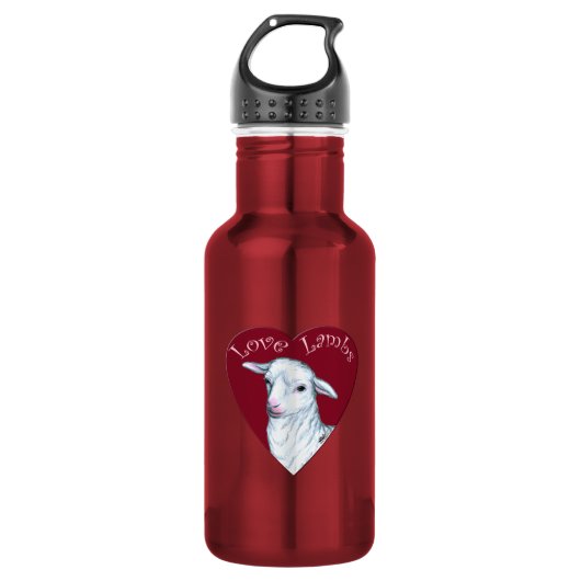 Lieve Lammetjes Waterfles (Voorkant)