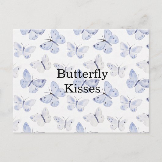 Lieve lavendel Paarse vlinders Briefkaart (Voorkant)