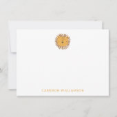 Lieve Leeuw Persoonlijke Baby en Kinderen Dier Bed Notitiekaartje (Voorkant)