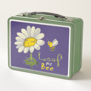 Lieve lente scène met madeliefje en bij