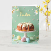 Lieve Lente Viering Cake Kaart (Gele Bloem)