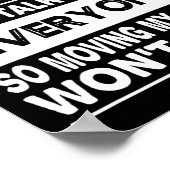 Lieve leraar ik praat met iedereen Leuk terug naar Poster (Hoek)