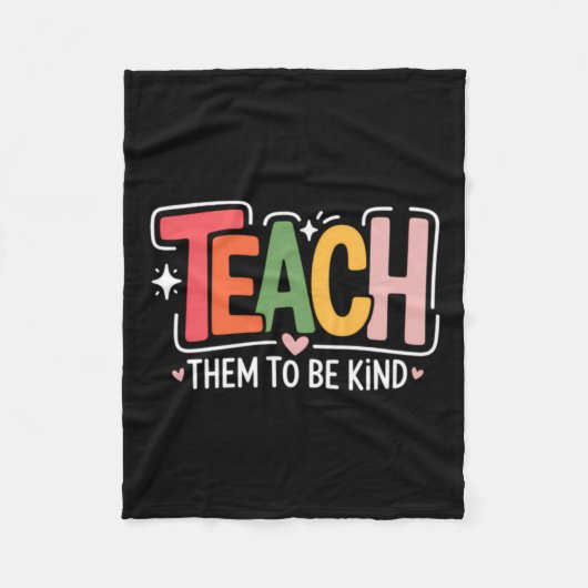 Lieve lerares school fleece deken (Voorkant)