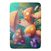 Lieve leuke paddenstoelen voor de kinderkamer badmat (Voorkant Verticaal)