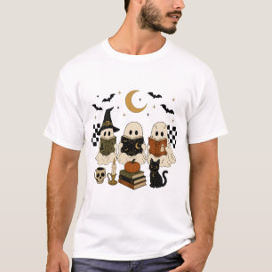Lieve Lezende Geesten Boekclub Griezige Halloween T-shirt