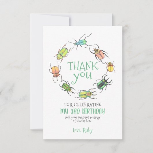 Lieve Lieve Kevertjes Bedankkaartje Kaart (Voorkant)