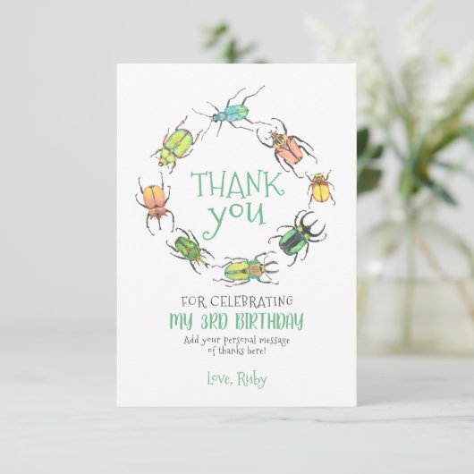 Lieve Lieve Kevertjes Bedankkaartje Kaart (Staand voorkant)