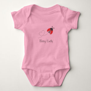 Lieve Lieveheersbeestje Baby Meisje Persoonlijk Romper