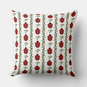 Lieve Lieveheersbeestje Babykamer Kussen Rood en