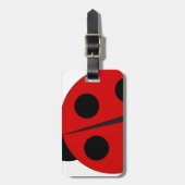 Lieve lieveheersbeestje bagagelabel (Voorkant verticaal)