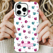 Lieve Lieveheersbeestje Hartjes Aangepaste Naam Case-Mate iPhone Case