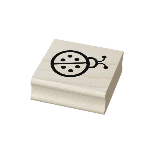 Lieve Lieveheersbeestje Houten Stempel (Stempel)