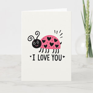 Lieve Lieveheersbeestje Ik Hou Van Jou Kaart