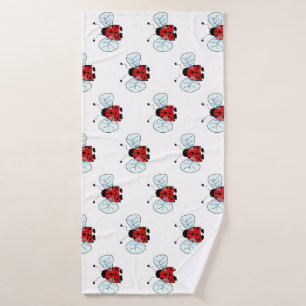 Lieve Lieveheersbeestje Illustratie Badhanddoek