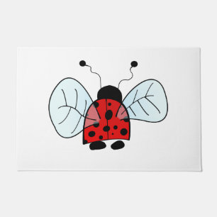 Lieve Lieveheersbeestje Illustratie Deurmat