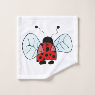 Lieve Lieveheersbeestje Illustratie Washandje