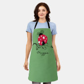 Lieve Lieveheersbeestje Keuken Schort (Gedragen)