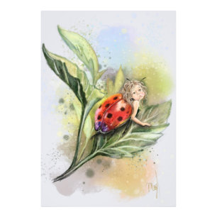 Lieve Lieveheersbeestje Kunst Poster