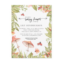 Lieve Lieveheersbeestje | Lente Baby Shower Uitnod
