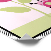 Lieve Lieveheersbeestje met Stippen #1 Kinderkamer Poster (Hoek)